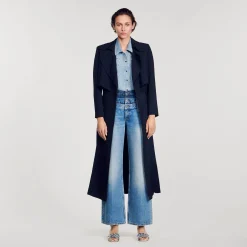 Sandro Paris Vaqueros<Vaquero Con Cintura Triple