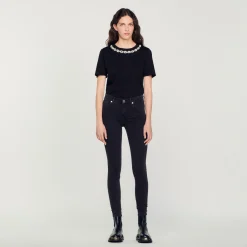 Sandro Paris Vaqueros<Vaquero De Corte Ajustado, Talle Normal