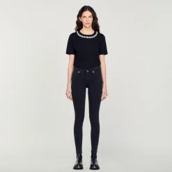 Sandro Paris Vaqueros<Vaquero De Corte Ajustado, Talle Normal