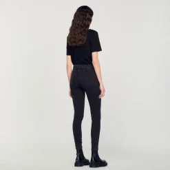 Sandro Paris Vaqueros<Vaquero De Corte Ajustado, Talle Normal