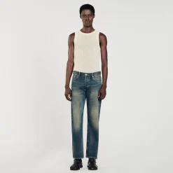 Sandro Paris Vaqueros<Vaquero Normal Destenido