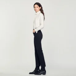 Sandro Paris Vaqueros<Vaquero Recto Con Bordes Sin Rematar