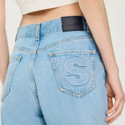 Sandro Paris Vaqueros<Vaquero Recto De Talle Bajo