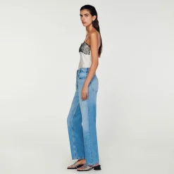 Sandro Paris Vaqueros<Vaquero Recto De Talle Bajo