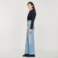 Sandro Paris Vaqueros<Vaqueros Anchos