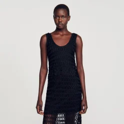 Sandro Paris Vestidos<Vestido De Croche