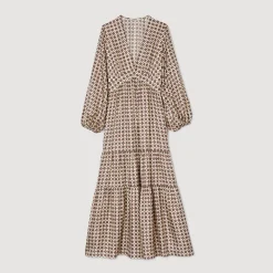 Sandro Paris Vestidos<Vestido Largo Estampado