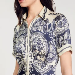 Sandro Paris Vestidos<Vestido Largo Estampado